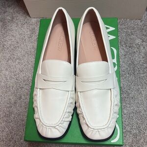 J. Crew New with Box Maison ruched loafers in leather 9h(9.5)